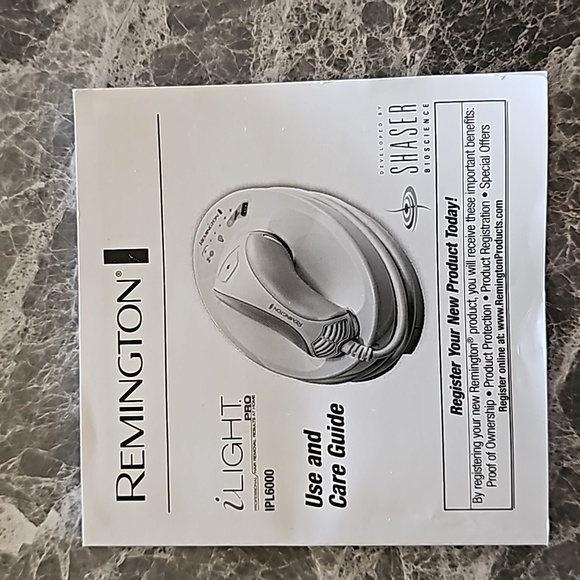 REMINGTON i-Light Pro Hair Removal With Use And Care Guide Booklet - Picture 10 of 12